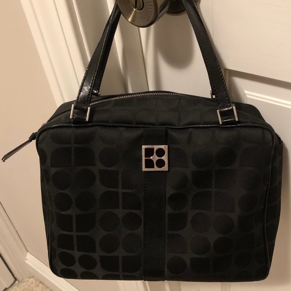 kate spade Handbags - Kate Spade Black Fabric Tote Bag